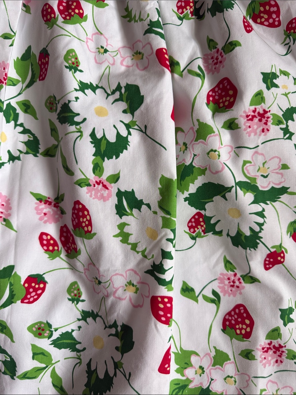 TBBC White Floral & Strawberry Print Sundress - Picture 2 of 3